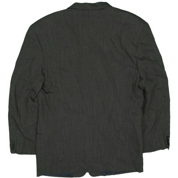 90s Vintage Giorgio Armani Saks Fifth Avenue Wool Italy Blazer Jacket Coat Suit - Picture 2 of 8